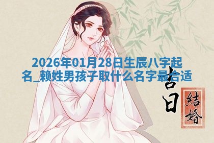 赖姓男孩子取名