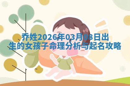 万姓2026年01月14日出生的女孩子命理分析与起名攻略