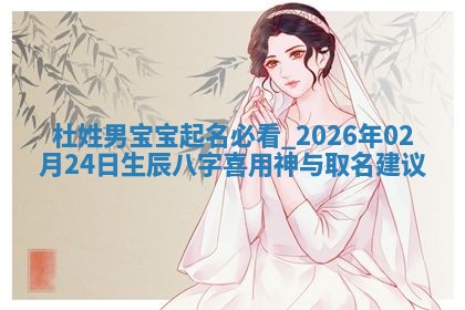 万姓2026年01月14日出生的女孩子命理分析与起名攻略