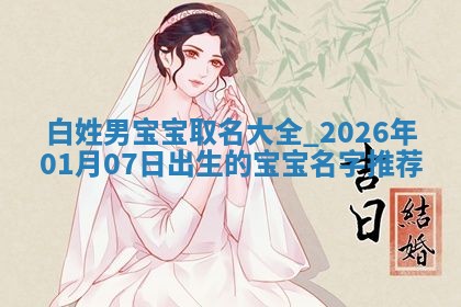 万姓2026年01月14日出生的女孩子命理分析与起名攻略
