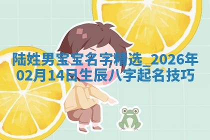 万姓2026年01月14日出生的女孩子命理分析与起名攻略
