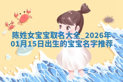 万姓2026年01月14日出生的女孩子命理分析与起名攻略