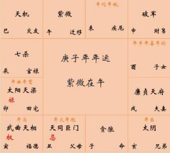流年紫微盘(紫微命盘天盘地盘人盘)